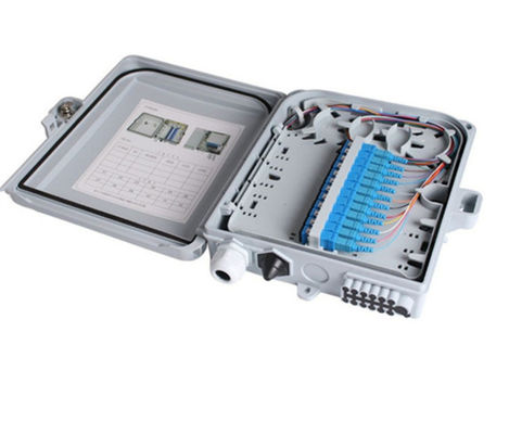 جعبه توزیع فیبر نوری ISO9001 Nap IP65 ، جعبه خاتمه فیبر 12 پورت