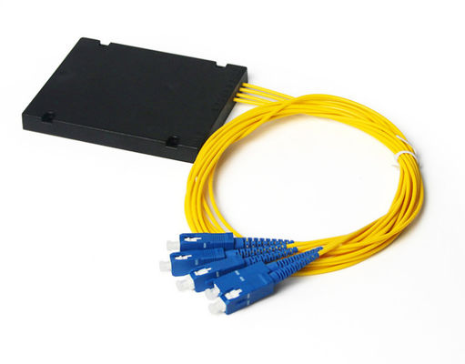 1*16 ABS BOX فیبر نوری PLC Splitter 1 تا 128 WAYS با اتصالات SC/UPC