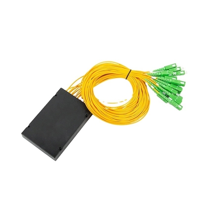 تقسیم کننده PLC فیبر نوری نوع جعبه ABS 1*4 1*8 با اتصال SC/APC