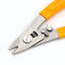 Carbon Steel FTTH Tool Kit Drop Cable Fiber Stripper 3 پورت