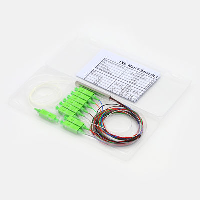 ISO9001 PVC G657A1 0.9 mm فیبر نوری PLC شکاف