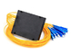 تقسیم کننده PLC فیبر نوری نوع جعبه ABS 1*4 1*8 با اتصال SC/APC